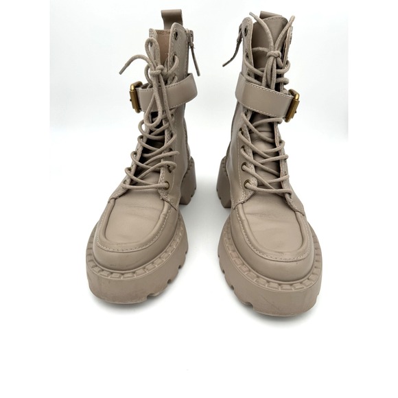 Uterque Women's Leather Ankle Boots 5108/880/040 /Size 7.5 US / Removable Buckle - Picture 6 of 14